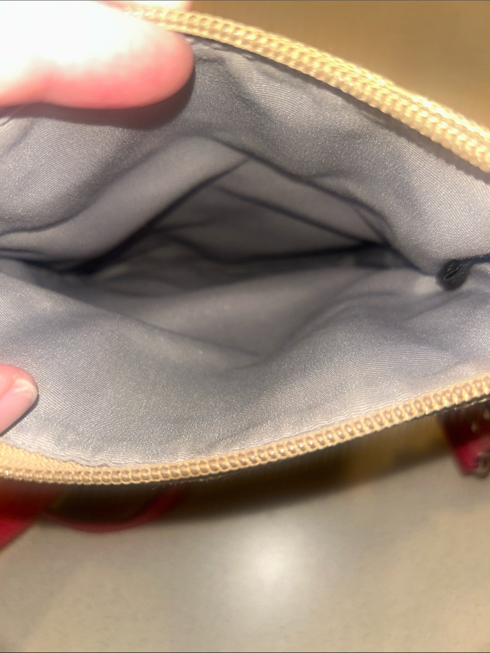 Coach Beige and pink coral Signature Crossbody Bag - Picture 4 of 5